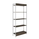 Ver imagem 6 de Estante de Livros Industrial 80CMX187CM Multiuso 5 Prateleiras Active Yescasa Marrom
