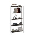 Ver imagem 2 de Estante de Livros Industrial 80CMX187CM Multiuso 5 Prateleiras Active Yescasa Marrom