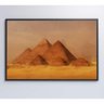 Quadro Pintura Pirâmides 60x40 Cm Vidro Impresso - 6