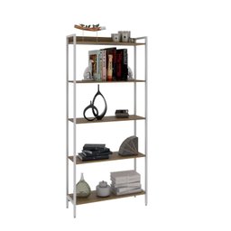 Estante para Livros Industrial Aço Multiuso 5 Prateleiras 187cmx80cm Active Yescasa - 2