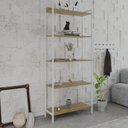 Ver imagem 7 de Estante para Livros Industrial Aço Multiuso 5 Prateleiras 187cmx80cm Active Yescasa