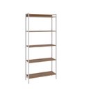 Ver imagem 3 de Estante de Livros Industrial 80CMX187CM Multiuso 5 Prateleiras Active Yescasa Marrom