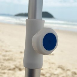 Guarda-Sol Zaka Alumínio 2.5 metros Marinho Grande Reforçado - 9