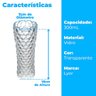 Vaso de Vidro Decorativo Bubble Luxo 18cm - Lyor - 6