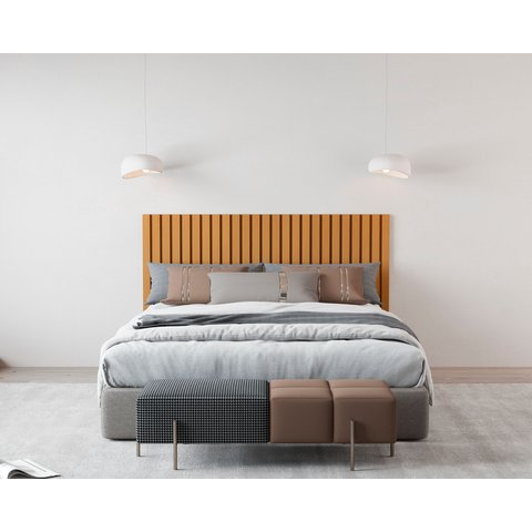 Cabeceira Ripada Maracá Queen 162cm MDF/MDP