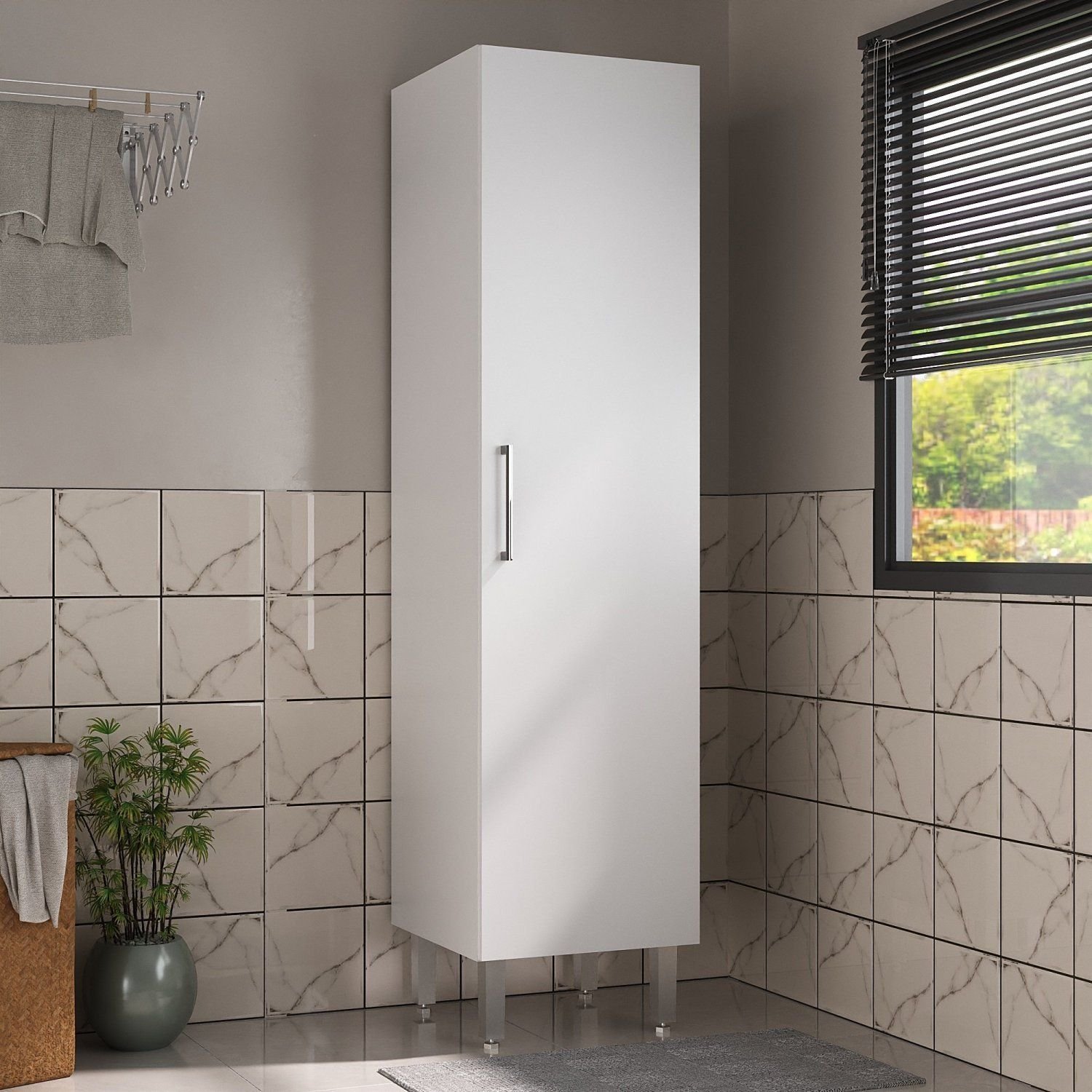 Multiuso Gabrieli 2231 Branca Branco Moveis Parana | MadeiraMadeira