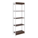Ver imagem 6 de Estante de Livros Industrial 60CMX187CM Multiuso 5 Prateleiras Active Yescasa Marrom