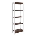 Ver imagem 6 de Estante de Livros Industrial 60CMX187CM Multiuso 5 Prateleiras Active Yescasa Marrom