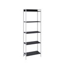 Ver imagem 3 de Estante de Livros Industrial 60CMX187CM Multiuso 5 Prateleiras Active Yescasa Preto