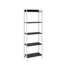 Ver imagem 3 de Estante de Livros Industrial 60CMX187CM Multiuso 5 Prateleiras Active Yescasa Preto