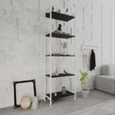 Ver imagem 7 de Estante para Livros Industrial Aço Multiuso 5 Prateleiras 187cmx60cm Active Yescasa