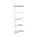 Ver imagem 3 de Estante de Livros Industrial 60CMX187CM Multiuso 5 Prateleiras Active Yescasa Branco/Snow