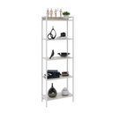 Ver imagem 2 de Estante para Livros Industrial Aço Multiuso 5 Prateleiras 187cmx60cm Active Yescasa