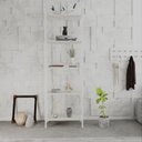 Ver imagem 1 de Estante de Livros Industrial 60CMX187CM Multiuso 5 Prateleiras Active Yescasa Branco/Snow