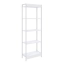 Ver imagem 6 de Estante de Livros Industrial 60CMX187CM Multiuso 5 Prateleiras Active Yescasa Branco/Chess