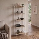 Ver imagem 1 de Estante de Livros Industrial 60CMX187CM Multiuso 5 Prateleiras Active Yescasa Marrom