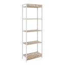 Ver imagem 6 de Estante de Livros Industrial 60CMX187CM Multiuso 5 Prateleiras Active Yescasa Marrom