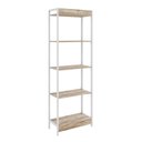 Ver imagem 6 de Estante de Livros Industrial 60CMX187CM Multiuso 5 Prateleiras Active Yescasa Marrom