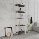 Ver imagem 7 de Estante para Livros Industrial Aço Multiuso 5 Prateleiras 187cmx60cm Active Yescasa