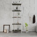 Ver imagem 1 de Estante para Livros Industrial Aço Multiuso 5 Prateleiras 187cmx60cm Active Yescasa