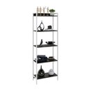 Ver imagem 2 de Estante de Livros Industrial 60CMX187CM Multiuso 5 Prateleiras Active Yescasa Marrom