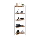 Ver imagem 2 de Estante para Livros Industrial Aço Multiuso 5 Prateleiras 187cmx60cm Active Yescasa