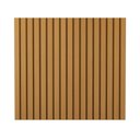 Ver imagem 2 de Cabeceira Solteiro Ripada Suspensa 100% MDF Maracá 109cm Bege