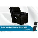 Ver mais imagens de Poltrona do Papai Reclinável Detroit Golden Zero Wall Motorizada c/ Lift Courano Preto - Probel