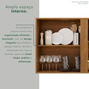Ver imagem 6 de Armário para Cozinha Aéreo 2 Portas Pérola Bege/Cinamomo/Off-White