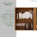Ver imagem 6 de Armário para Cozinha Aéreo 2 Portas Pérola Bege/Cinamomo/Off-White