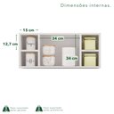 Ver imagem 5 de Armário Aéreo para Geladeira Pérola Branco