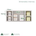 Ver imagem 5 de Armário Aéreo para Geladeira Pérola Branco