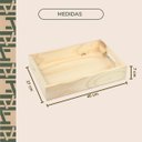 Ver imagem 5 de Bandeja para Café da Manha Média Servir - Organizar Mesamadeira Natural