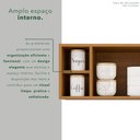 Ver imagem 7 de Armário Aéreo para Geladeira Pérola Marrom/Cinamomo