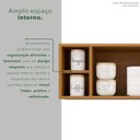 Ver imagem 7 de Armário Aéreo para Geladeira Pérola Marrom/Cinamomo