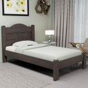 Ver imagem 1 de Cama de Solteiro 100% MDF 107,5x94cm Alice Marrom/Mocaccino