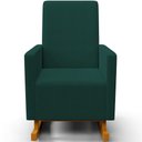Ver imagem 5 de Poltrona de Amamentação com Balanço Ravena W01 Bouclê Verde - Lyam Decor