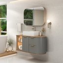 Ver imagem 1 de Conjunto Tereza Cristina 1 Metro Suspenso Cuba Stella - Fabribam Catedral/avelã