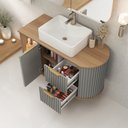 Ver imagem 2 de Conjunto Tereza Cristina 1 Metro Suspenso Cuba Stella - Fabribam Catedral/avelã