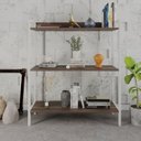 Ver imagem 1 de Estante para Livros Industrial 3 Prateleiras 104cmx80cm Active Yescasa