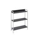 Ver imagem 3 de Estante de Livros Industrial 80CMX104CM 3 Prateleiras Active Yescasa Preto