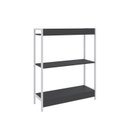 Ver imagem 6 de Estante de Livros Industrial 80CMX104CM 3 Prateleiras Active Yescasa Preto