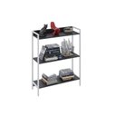 Ver imagem 2 de Estante de Livros Industrial 80CMX104CM 3 Prateleiras Active Yescasa Preto