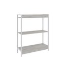 Ver imagem 6 de Estante de Livros Industrial 80CMX104CM 3 Prateleiras Active Yescasa Branco/Snow