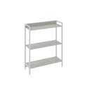 Ver imagem 3 de Estante de Livros Industrial 80CMX104CM 3 Prateleiras Active Yescasa Branco/Snow