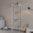 Ver imagem 7 de Estante de Livros Industrial 45CMX146CM Multiuso 4 Prateleiras Active Yescasa Branco/Chess