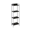 Ver imagem 3 de Estante de Livros Industrial 45CMX146CM Multiuso 4 Prateleiras Active Yescasa Marrom