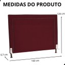 Ver imagem 6 de Cabeceira de Cama Box Estofada 160 Cm Queen Viviane Suede