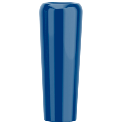 Vaso Fibra de Vidro Florida m 80cm Decorativo Azul Metálico