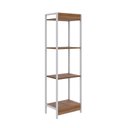 Ver imagem 6 de Estante de Livros Industrial 45CMX146CM Multiuso 4 Prateleiras Active Yescasa Marrom